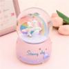Starry Sky Unicorn Crystal Ball Music Box - Qixi Festival Gift Ornament