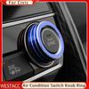 2 Pièces Anneau de Bouton de Commande de Climatisation A/C de Voiture Décoration Autocollante pour Honda Civic 10ème Génération 2016 2017 2018