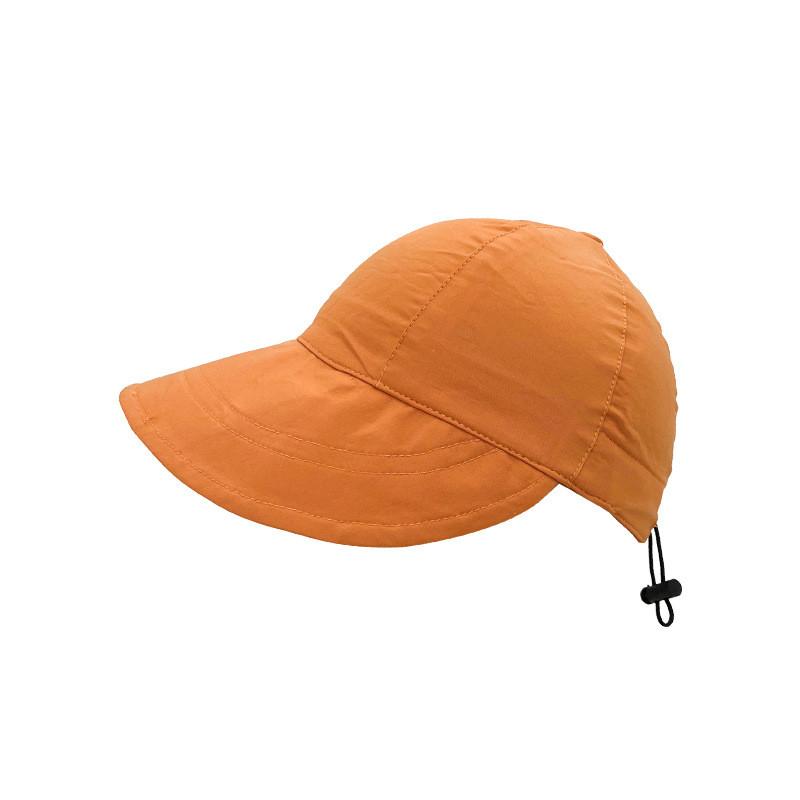 Sun Solid Color Protection Hat Uv Protection Fisherman Hats Wide Outdoor Brim