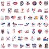 110 New Independence Day Graffiti Stickers Decorate Suitcase Water Cup Stickers