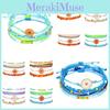 Stilvolles Handgefertigtes Armband-Set Mit Wasserdichtem Wachsfaden Und Legierungs-Sonnenblumenperlen