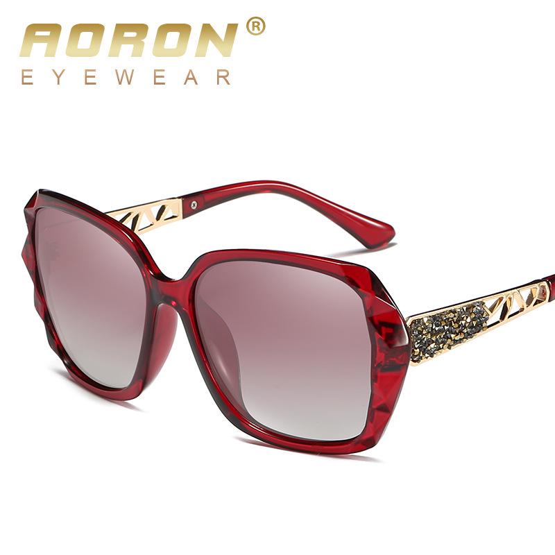 Ochelari de soare moda AORON Ochelari de soare polarizați pentru femei Ochelari de conducere în aer liber Ochelari anti-orbire UV400