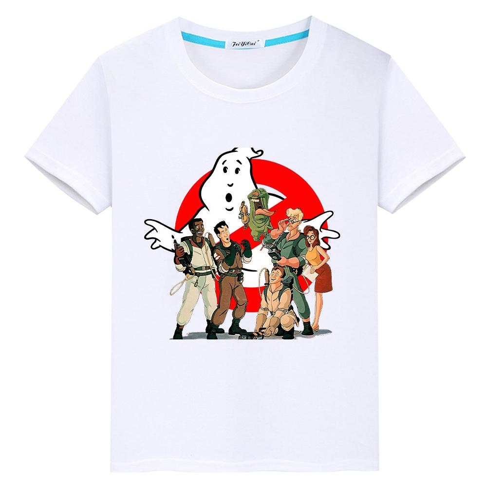 Ghostbusterst Anime krátké tričko pro děti chlapec 10let Kawaii potisk 100% bavlna pride tričko y2k oblečení pro batolata a dívky dětské oblečení