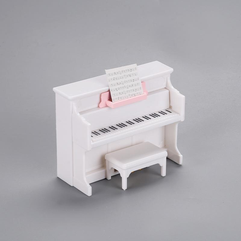

Миниатюрная игрушка-пианино для кукольного домика - аксессуар для мини-сцены своими руками