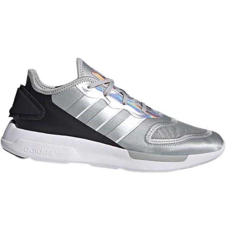 Adidas ZX 2K Florine Silver Metallic Black Women Sneakers Core-Black FW0143
