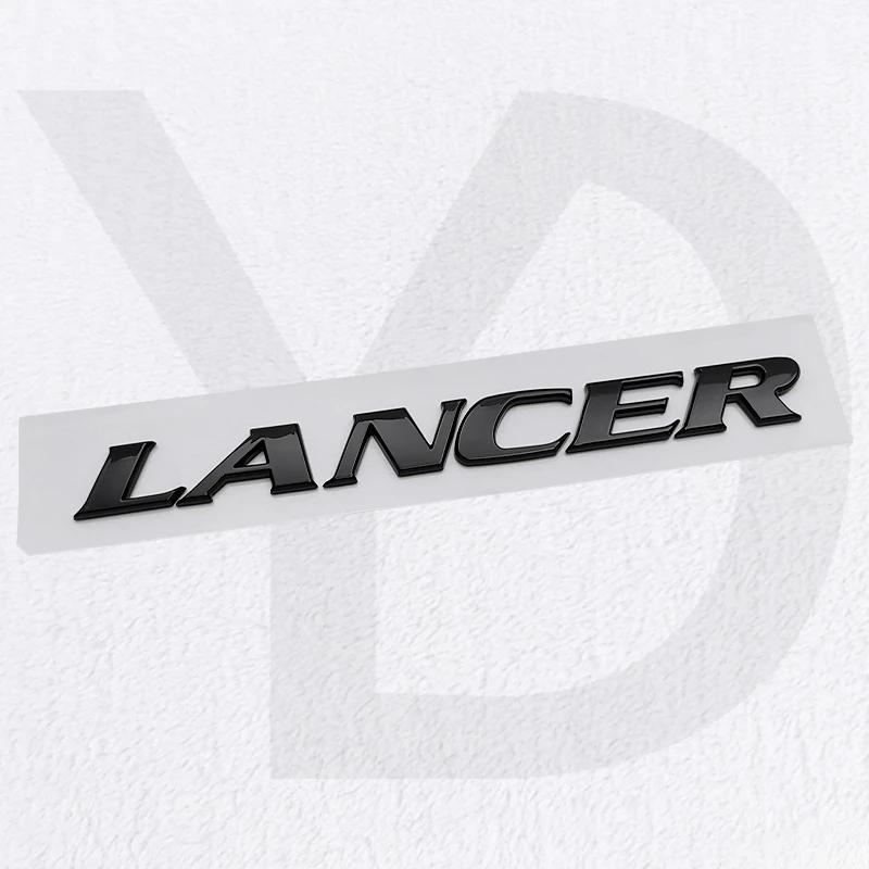 Für Mitsubishi Lancer ABS-Kunststoff Auto Heckklappen Emblem 3D Namensschild Plakette Seitliche Modifizierte Dekoration Styling Zubehör
