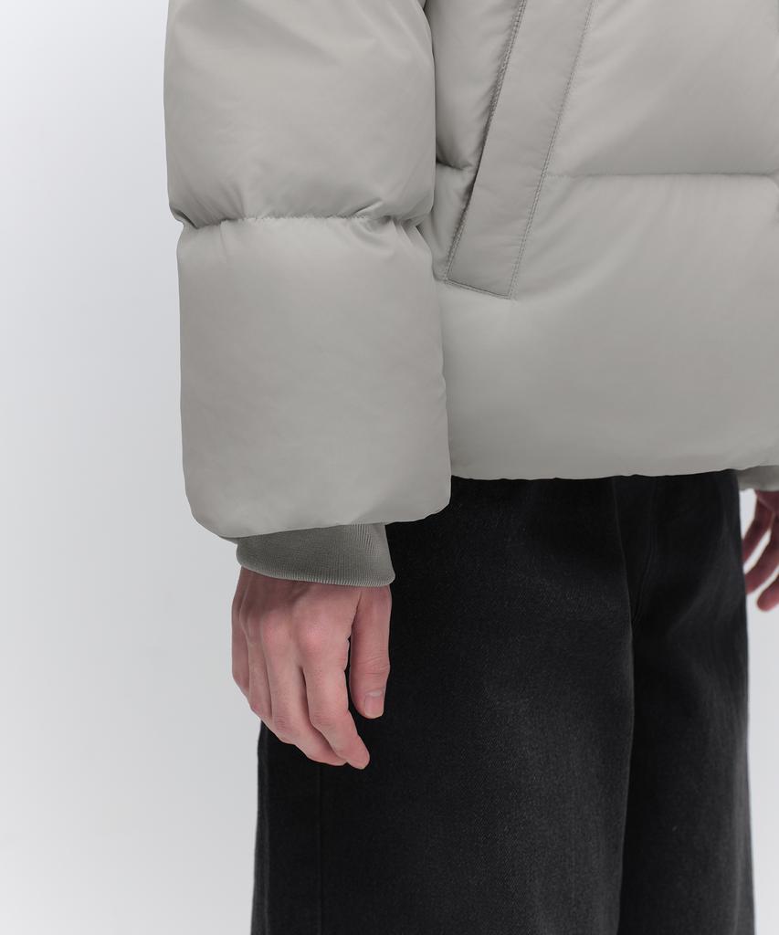 Musinsa Standard Down Puffer Short Padded Jacket [Light Beige]