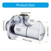 High Temperature Pressure Resistant Angle Valves Easy Installation Standard G1/2 Thread Leak Proof Valves for Plumbing