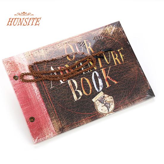 DIY Scrapbook Fotoalbum Abenteuerbuch mit Box, Scrapbooking-Zubehör im Retro-Stil