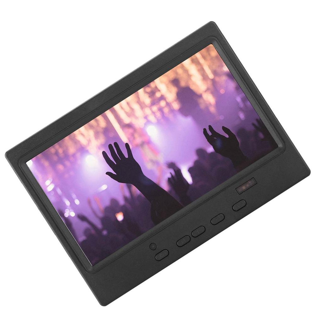 Monitor portatile da 7 pollici 1024x600 con display multifunzione, supporto ingresso HDMI VGA AV