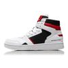Li Ning Knight Leather Fashion High Top Skateboard Shoes Men's Red White Black AGCN285-3