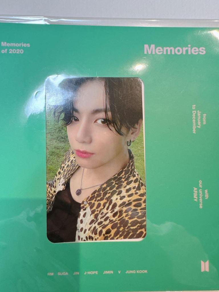 [USED] BTS Memories 2020 Jungkook Trading Cards