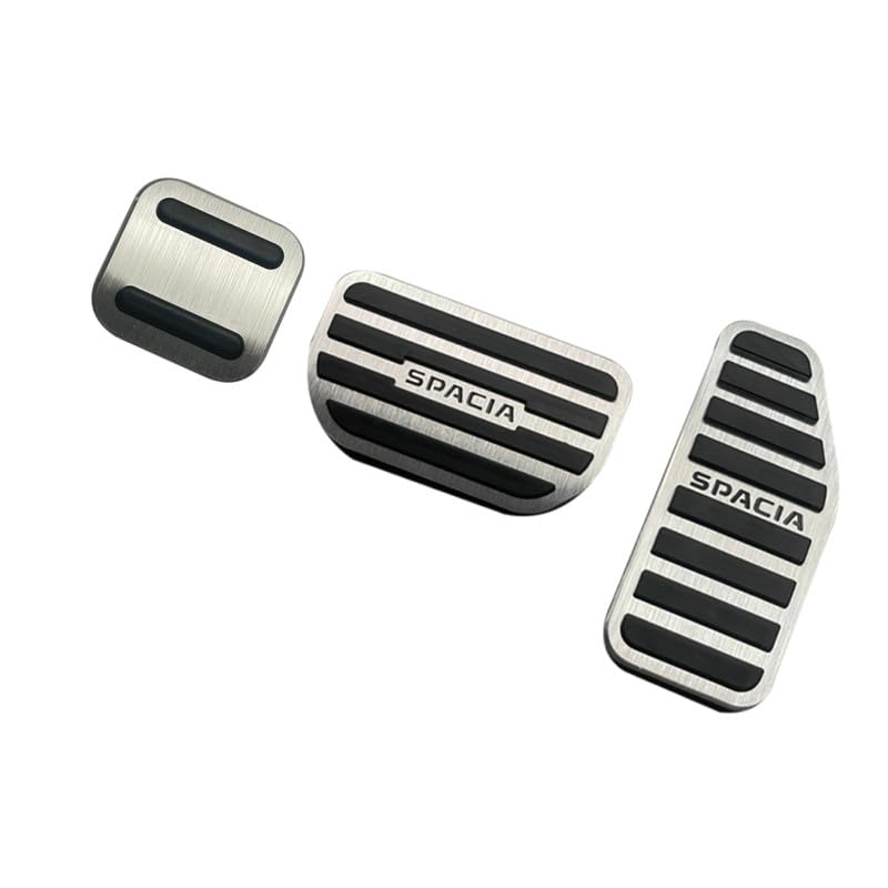 

OKAYOHINN Накладки на педали из алюминиевого сплава и резины для Suzuki New Spacia и Spacia Custom и накладки на тормоз и газ для безопасного вождения. В комплекте