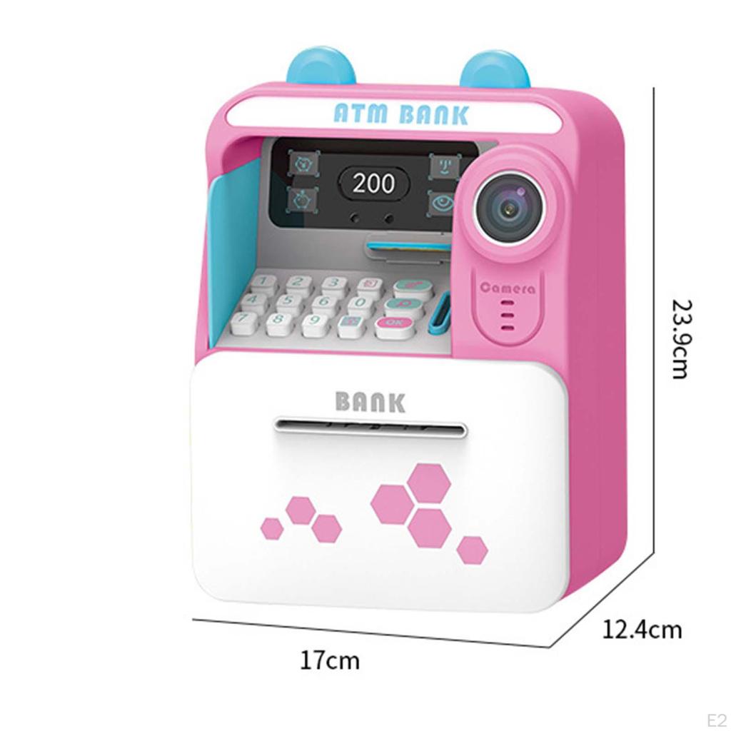 Electronic Money Bank small atm Machine Battery Operated Kids Piggy Boys
