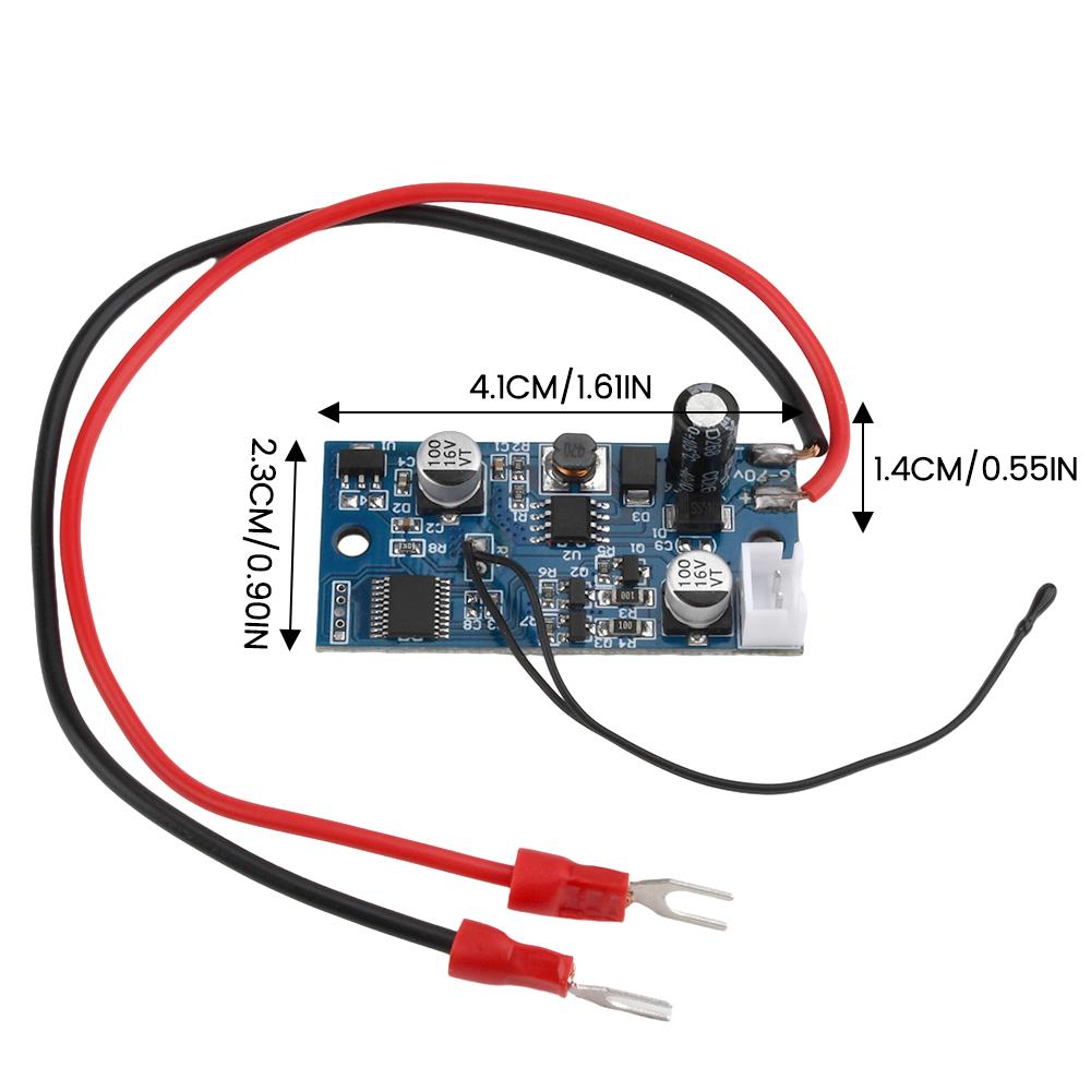 DC 6-70V Ventola di raffreddamento Modulo di controllo della temperatura intelligente Raffreddamento del telaio Regolatore di velocità del motore per computer PC