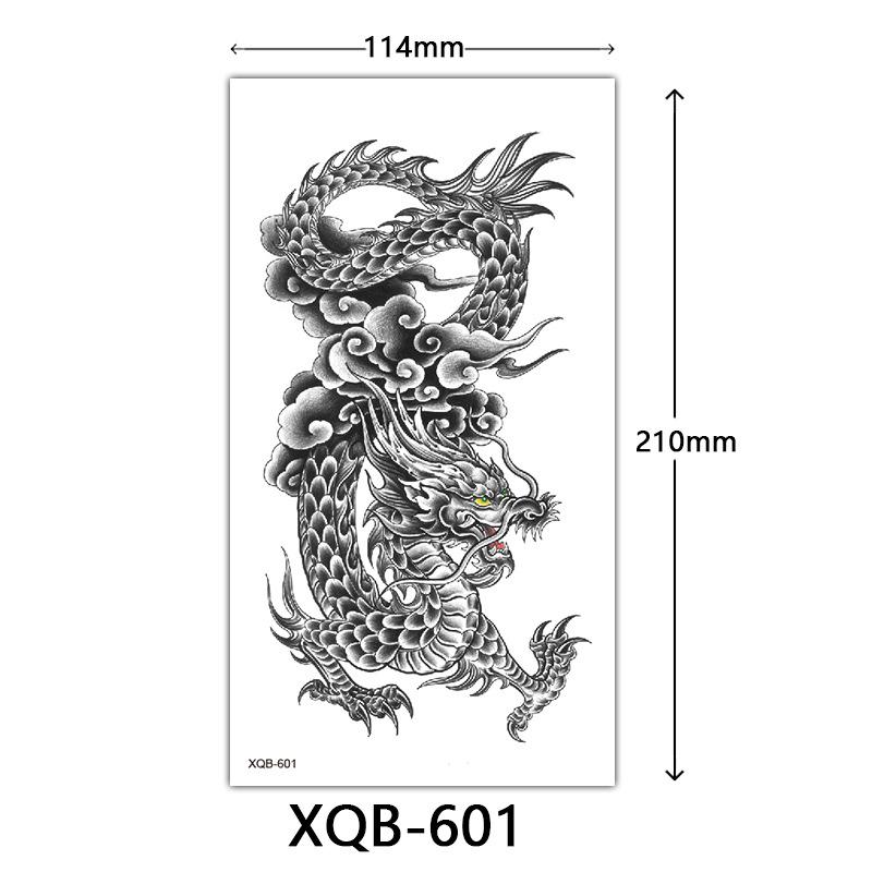 Маленькая наклейка-тату на всю руку цветок буква однотонный цветок наклейка-тату точечная наклейка тату 114*210mm