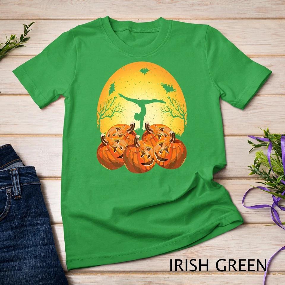 Artistic Gymnastics Pumpkin Halloween Gift Shirt Unisex T-shirt 4 XL