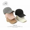 Hat Women's Autumn and Winter Knitted Wool Baseball Cap Style Retro Fashion Versatile Thermal Cap Tide