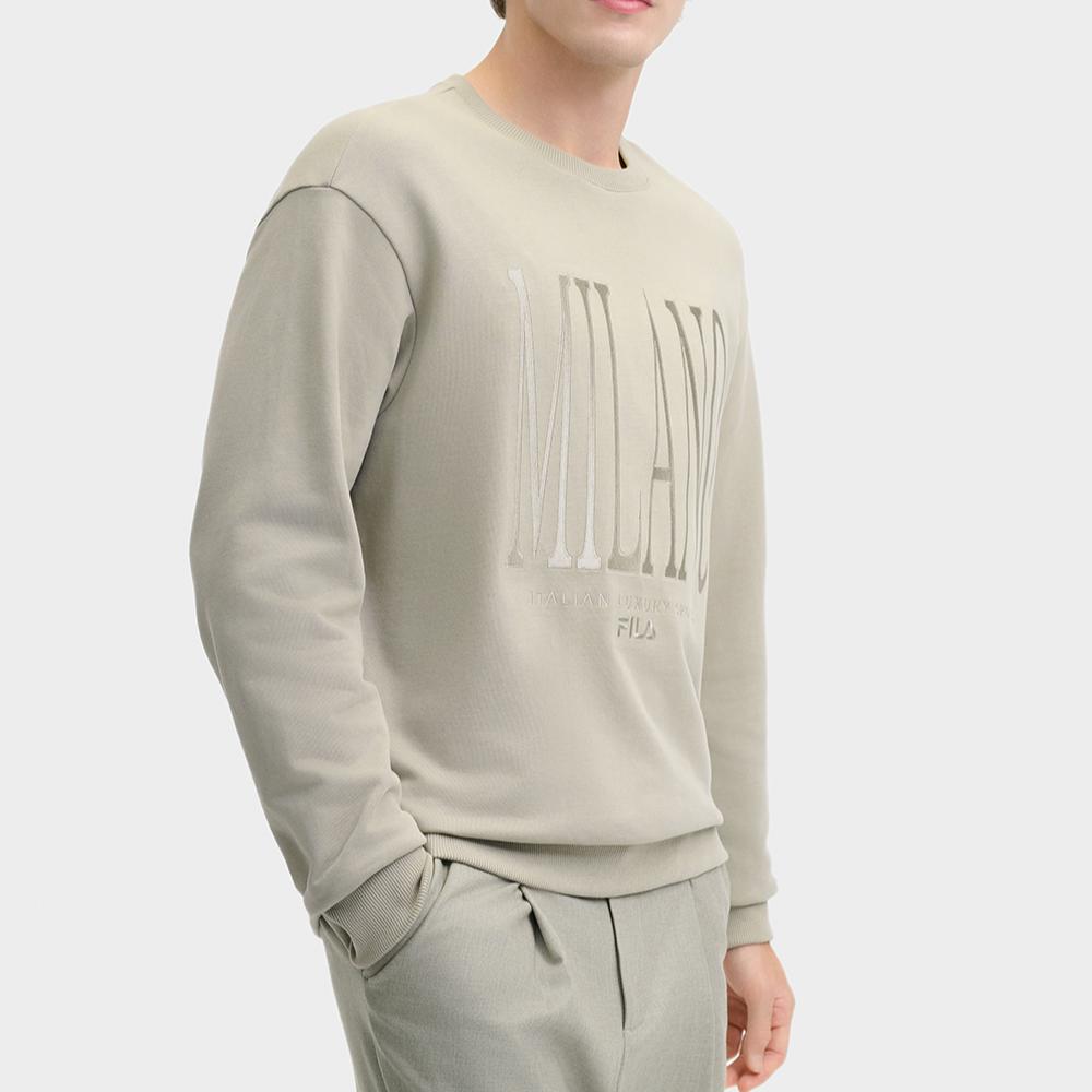 Men's Sweatshirt FILA Sweatshirt Men's Brown Umber Gray