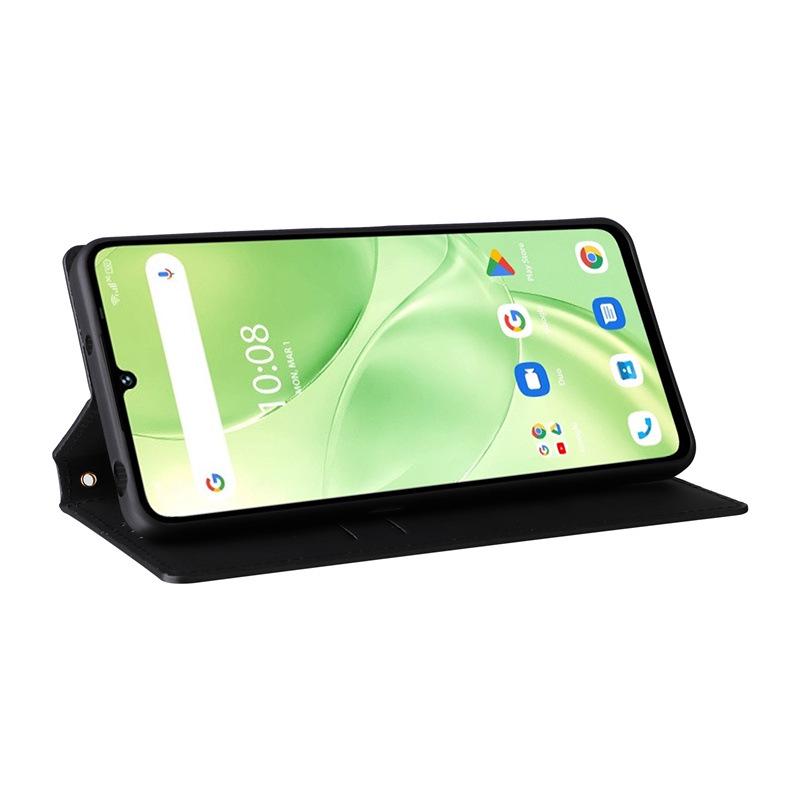 Kompatibilní s Umidigi G9 5G: Kožené pouzdro na telefon Youmi G9 s přihrádkou na karty, stereo texturou a magnetickým výklopným krytem