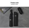 PARACHASE 135cm Super Large Automatic 3-Fold Umbrella, Flat Handle, Korean Style, Business Umbrella for Men