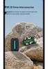Portable Waterproof Bluetooth Speaker with High-Quality Sound, Colorful Lights, Ideal for Outdoor Parties.