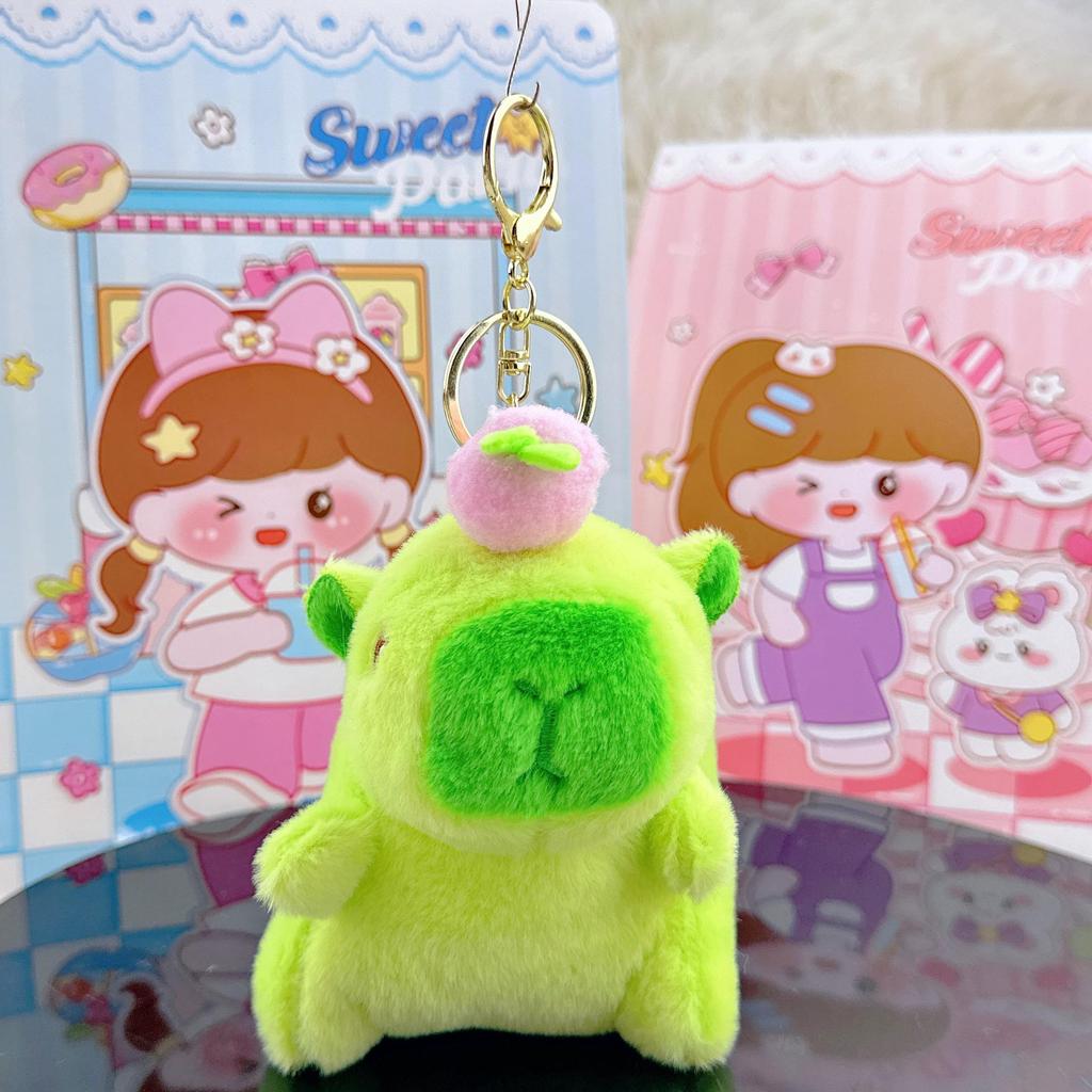 Guinea Pig & Capybara Plush Doll Keyring Backpack Charm