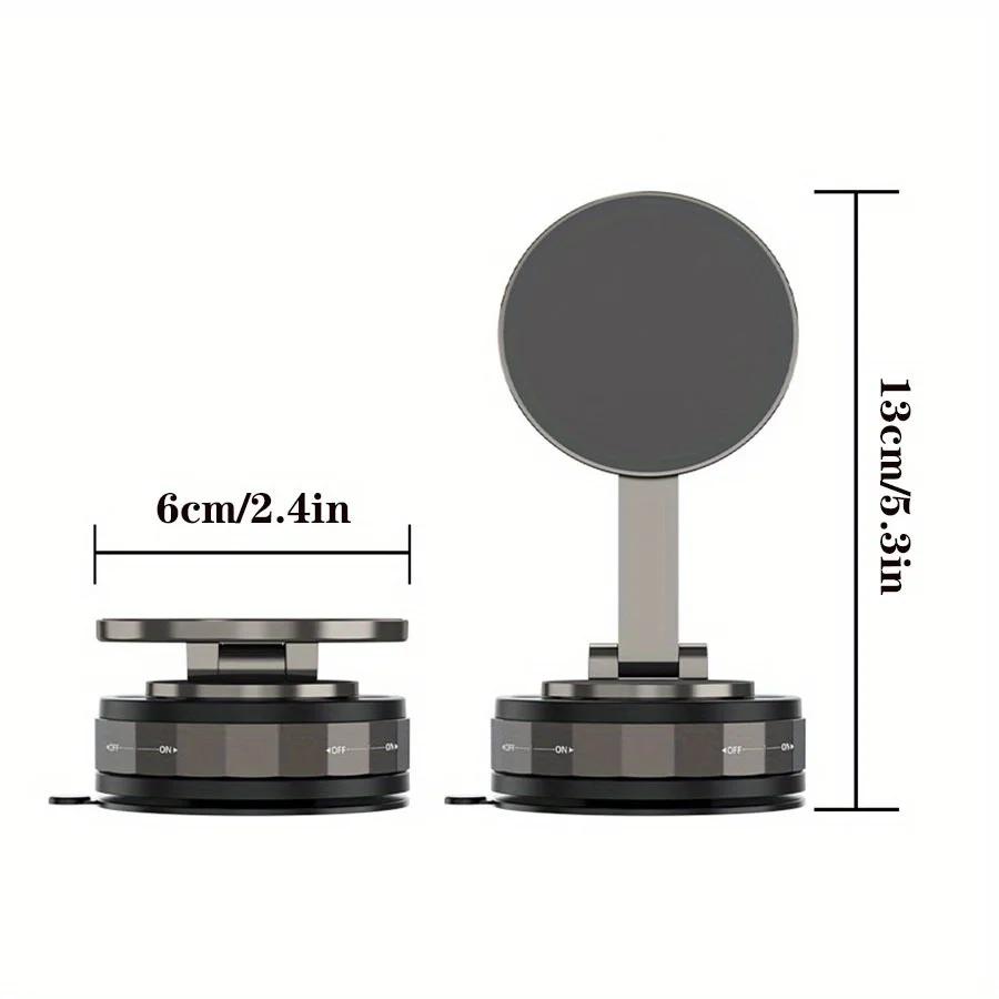 360° Rotatable Double-Sided Magnetic Phone Holder | Easy One-Hand Operation | Foldable Design for Hands-Free Viewing | ABS