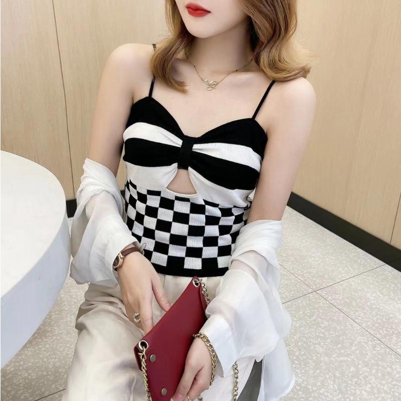 

Женский летний новый укороченный топ-халтер с бантом на груди в стиле Spice Girls One size