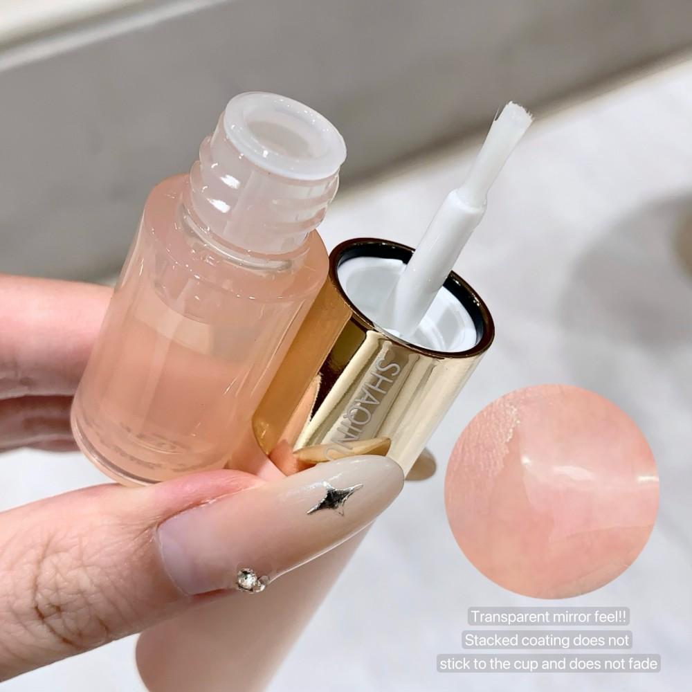 SHAQINUO 2-in-1 lipstick One End Is Matte And Smooth One End Is Moisturizing And Transparent Lip Gloss