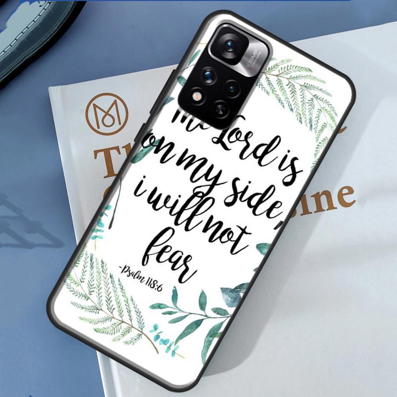 Bible Verse Quotes Case For Xiaomi Redmi Note 14 13 Pro 12 11 9 10 9S 10S 11S 12S Redmi 13C 10C 12C 14C Cover