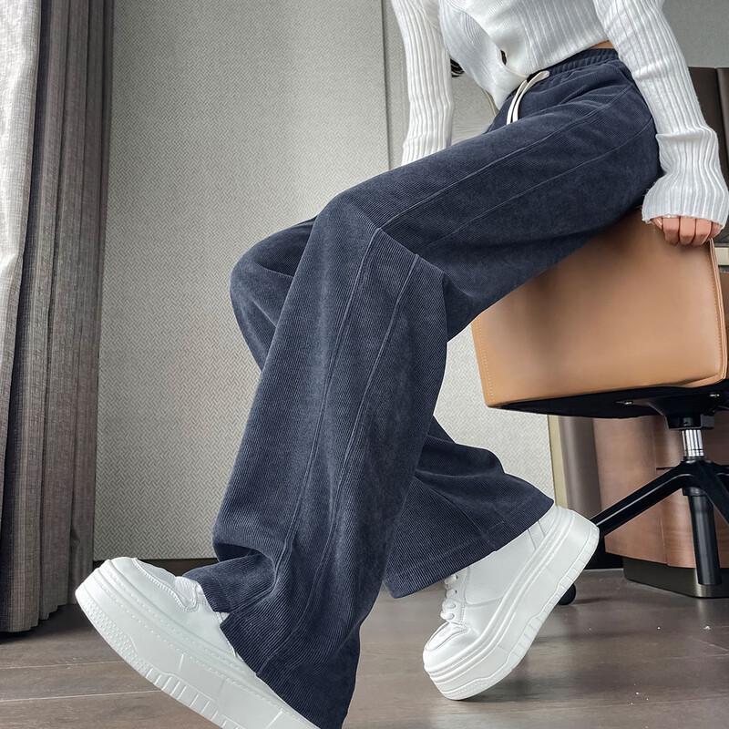 

Women s High-Waist Loose Wide-Leg Casual Pants 2XL