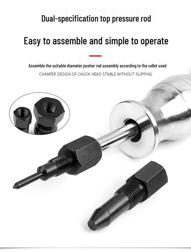 12-Piece Inner Hole Slide Hammer Bearing Removal Tool Set