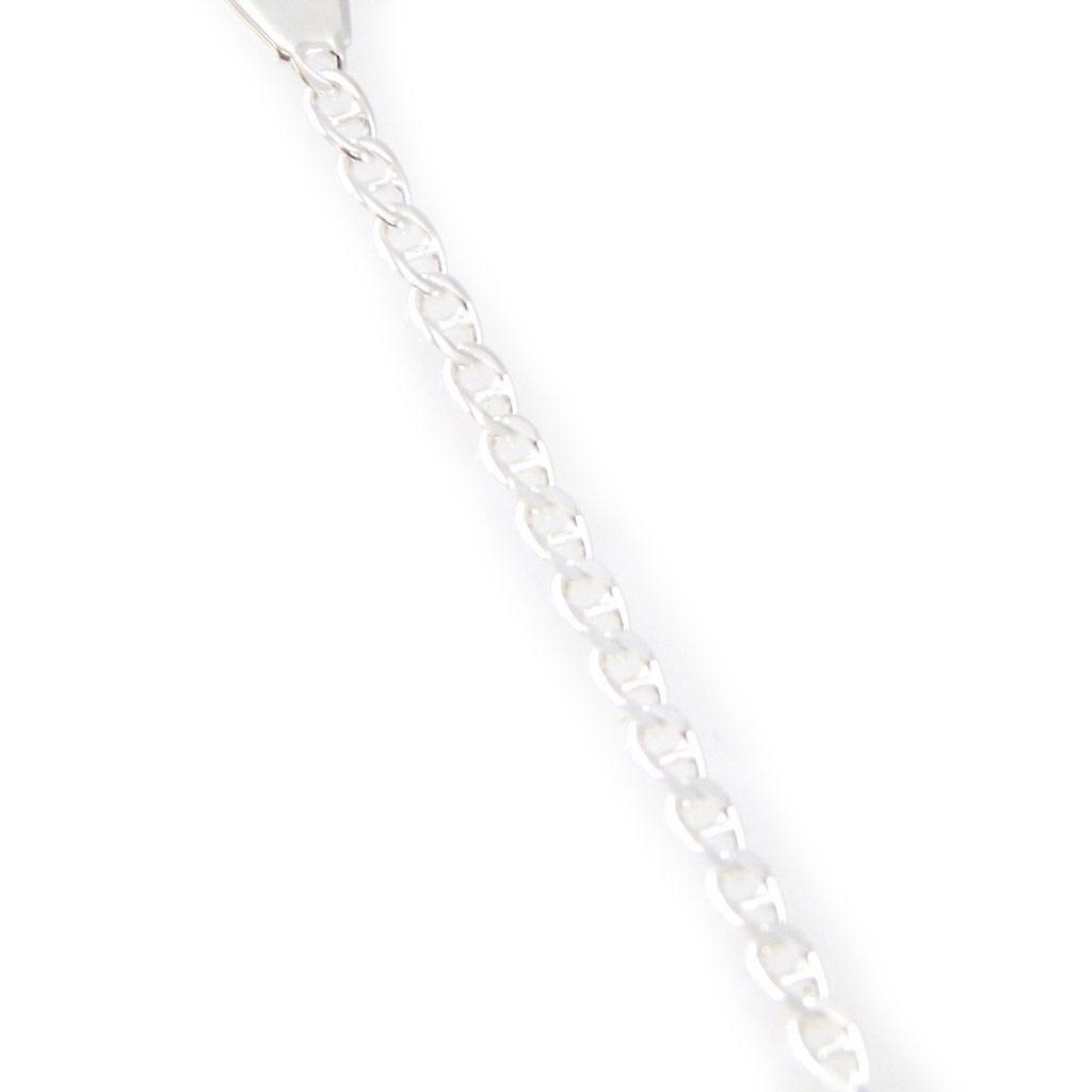 Les Trésors De Lily [G1736] - Silver 'Bambino' Bracelet - 15 Cm - 20x7 Mm