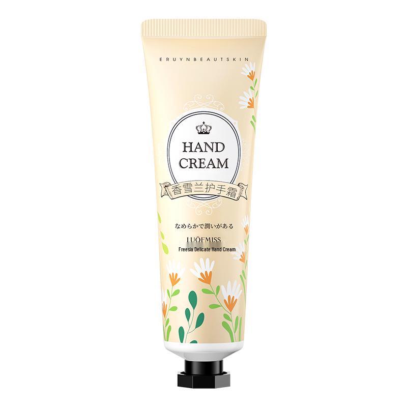 Luofan Meixi Dreamy Rose Hydrating Hand Cream with Cute Kitty Design