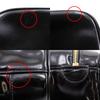 Chanel COCO Mark Vanity A01998 Handbag Pouch Black Patent Leather Women Used