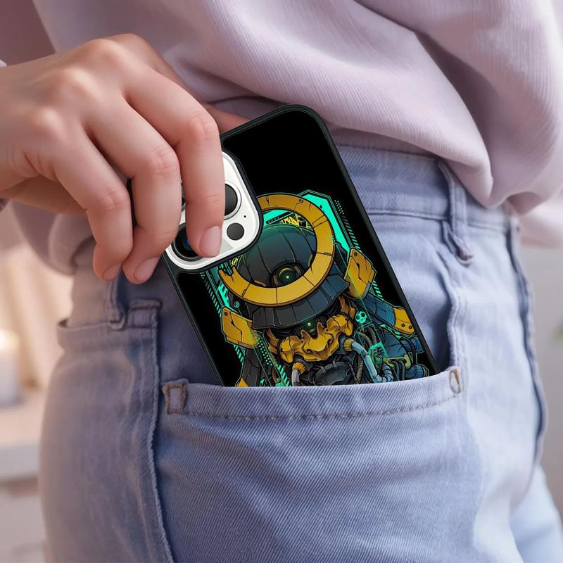 Japanese Hannya Mask Phone Case For iPhone 17 Air 15 16e 14 13 Pro Max Coque 12 11 Pro Max PLUS Cover
