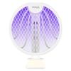 2-in-1 Foldable Electric Mosquito Swatter with Digital Display