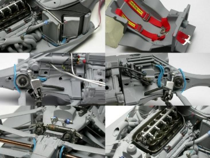 Top Studio Ferrari Super Detail Set Tamiya MD29003 1/20 F1-2000