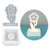 Flower Candle Holder Silicone Molds DIY Candlesticks Resins Molds Castings Mould