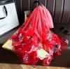 Summer Scarf Women Outdoor Sunscreen Shawl Soft Bandanna Foulard Female Floral Silk Shawl Lady High Quality Head Hijab Wrap