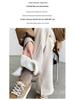Women's Plus Size Velvet Herringbone Wool Wide-Leg Pants for Autumn/Winter