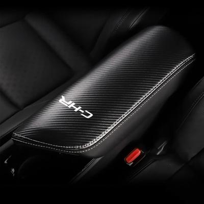 Kayafar Toyota Dedicated Armrest Cover Center Console Cover Console Box Cover Accessory CHR Custom Parts Scratch Protection Parts Interior Fiber C-HR