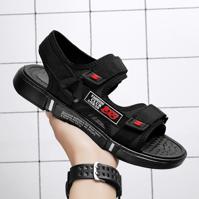 Mesh Beach Sandals In Low Heels Men'S Beach Sandals Outdoor Classics Comfortable Man Shoes 2022 Summer Mens Casual Shoes Fashion