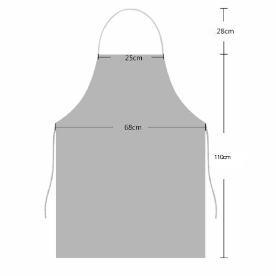Waterdichte Transparante Heldere PVC Schort Keuken Restaurant Huiswerk Accessoires