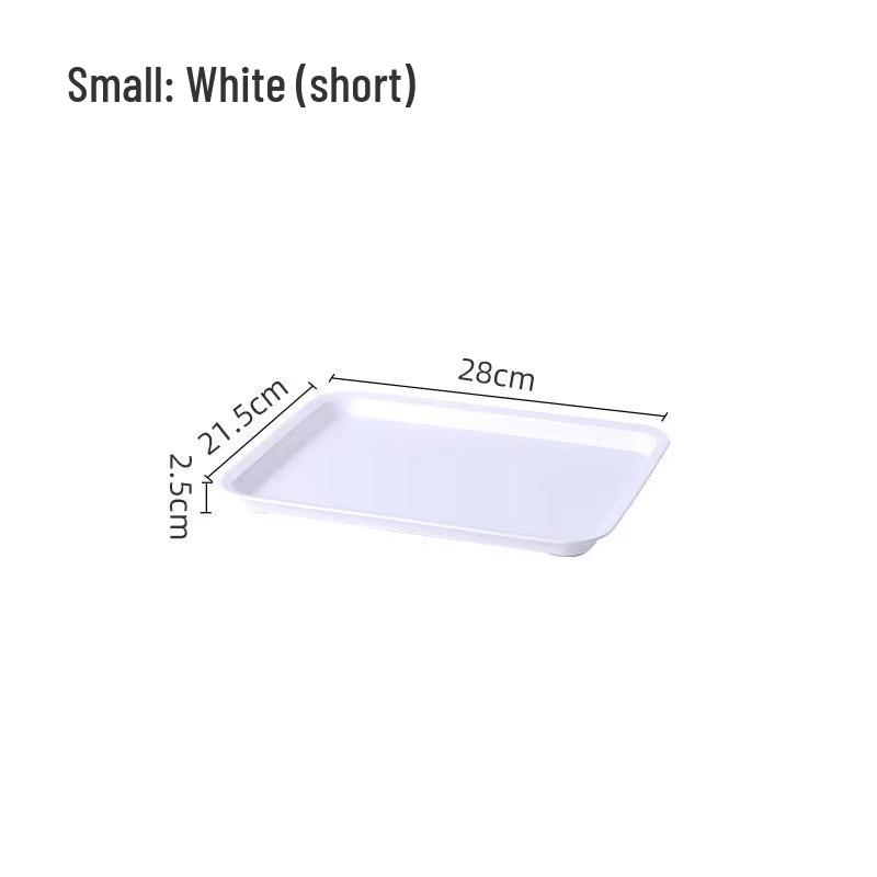 Rectangular Ins Style Plastic Tray for Tea, Water, and Fruit Cups