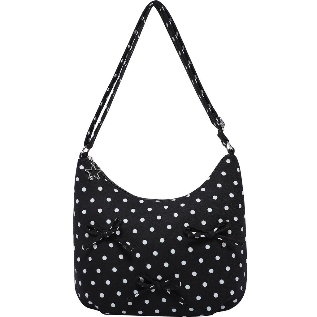 A Niche Polka Dot Tote Bag, A Casual and Sweet Bucket Bag