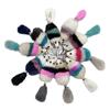 3PCS Plush Mink Fur Keychain Mini Size Cute Bag Charm Kawaii Plush Toy Keychain  Bag Decoration