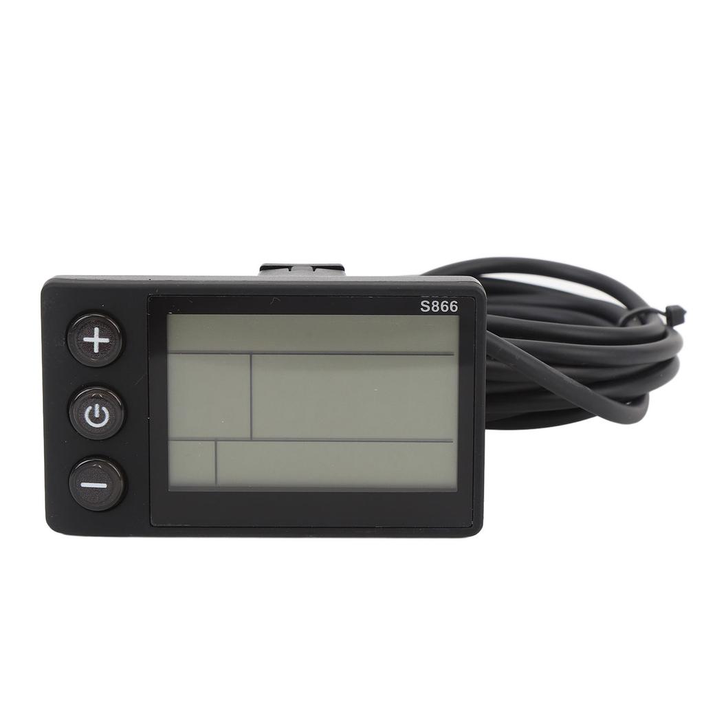 Cycling Display Meter SM 5 Pin Plug Water Resistant S866 LCD Display Panel with Backlit for