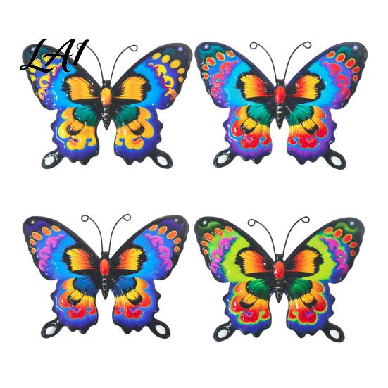 Colorful Iron Wall Sculptures Metal Butterfly Decorations Art Sculpture Hanging Decor Decor Indoor Outdoor for Living Room Bedroom Garden